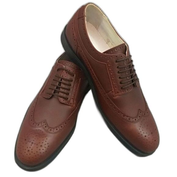 Swear London NWOT Logan Wingtip Oxford Dress Shoes, Leather Brown Men\'s sz 42 main image 7